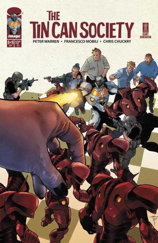 Tin Can Society #8 (Of 9) Cover A Francesco Mobili & Chris Chuckry Comics Image Comics [SK]