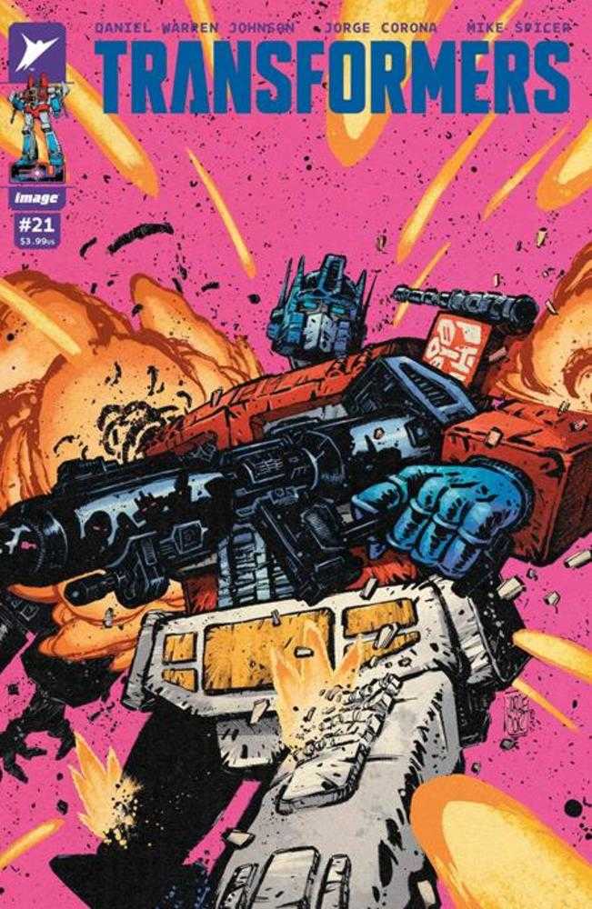Transformers #21 Cover B Jorge Corona & Mike Spicer Variant Comics Image Comics [SK]