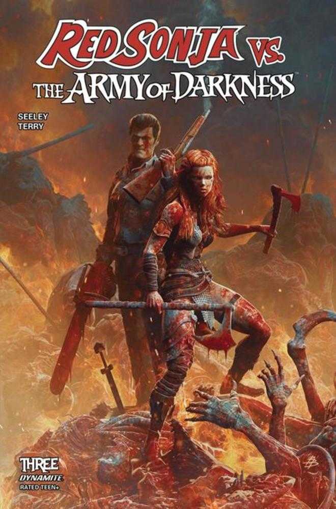 Red Sonja vs The Army Of Darkness #3 Cover A Bjorn Barends Comics Dynamite Entertainment [SK]