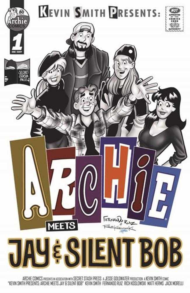 Archie Meets Jay & Bob One Shot Cover B Ruiz Greyscale (Mature) Comics Archie Comics [SK]