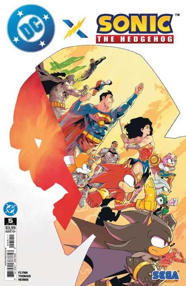 DC X Sonic The Hedgehog #5 (Of 5) Cover A Pablo M Collar Comics DC Comics [SK]
