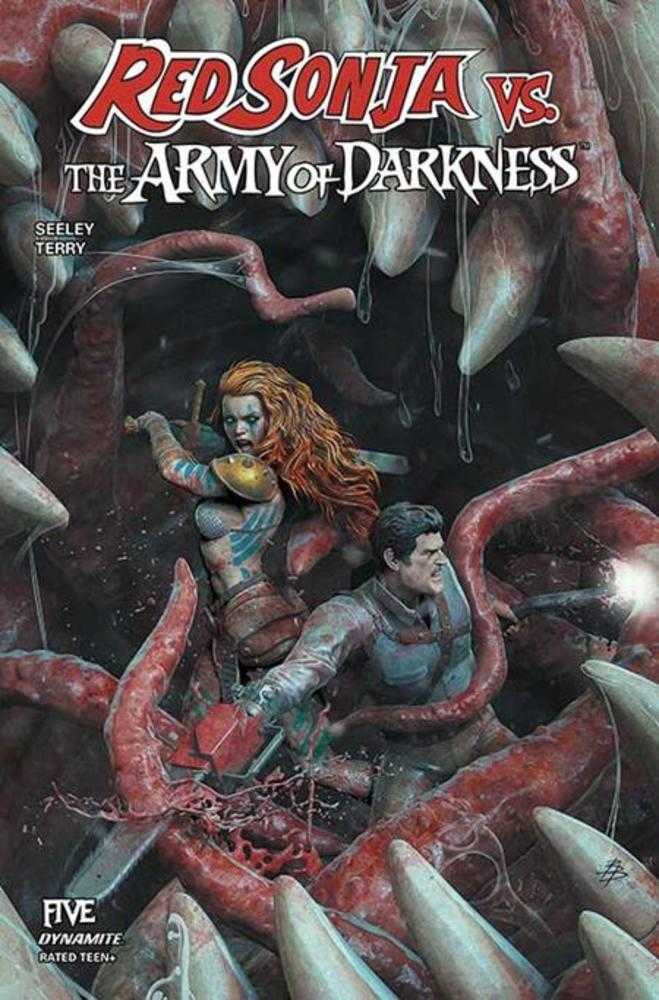 Red Sonja vs Army Of Darkness #5 Cover A Bjorn Barends Comics Dynamite Entertainment [SK]