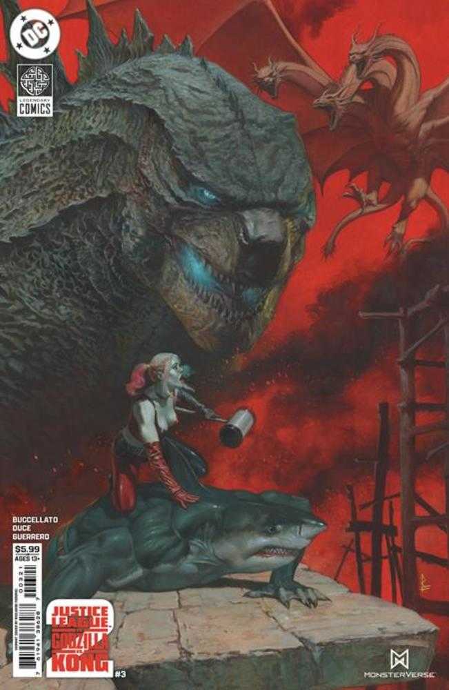 Justice League vs Godzilla vs Kong 2 #3 (Of 7) Cover B Riccardo Federici Card Stock Variant Comics DC Comics [SK]