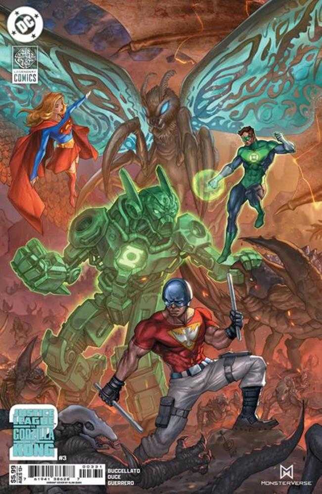 Justice League vs Godzilla vs Kong 2 #3 (Of 7) Cover C Alan Quah Card Stock Variant Comics DC Comics [SK]