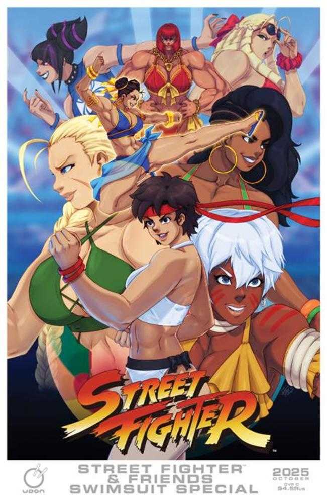 2025 Street Fighter & Friends Swimsuit Special #1 (One Shot) Cover C Tovio Rogers Variant Comics Udon Entertainment [SK]
