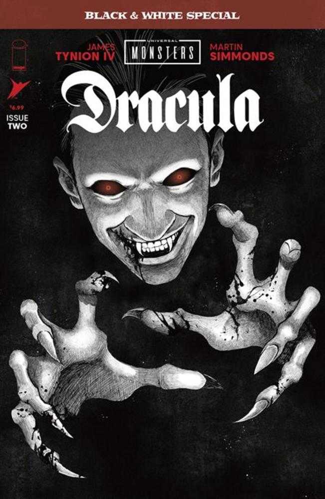 Universal Monsters Dracula Black & White Special #2 (Of 2) Cover B Anwita Citriya Variant Comics Image Comics [SK]