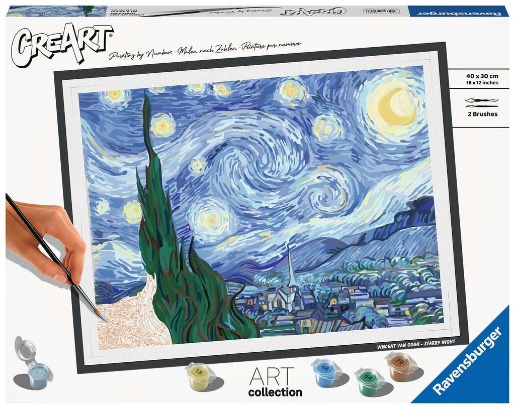 CreArt Van Gogh The Starry Night Activities Ravensburger [SK]   