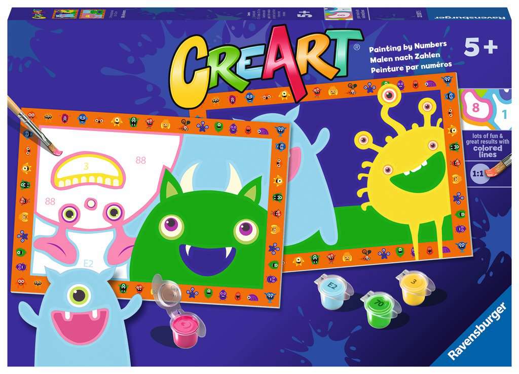 CreArt Silly Monsters Activities Ravensburger [SK]   