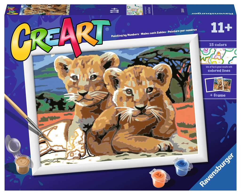 CreArt Little Lion Cubs Activities Ravensburger [SK]   