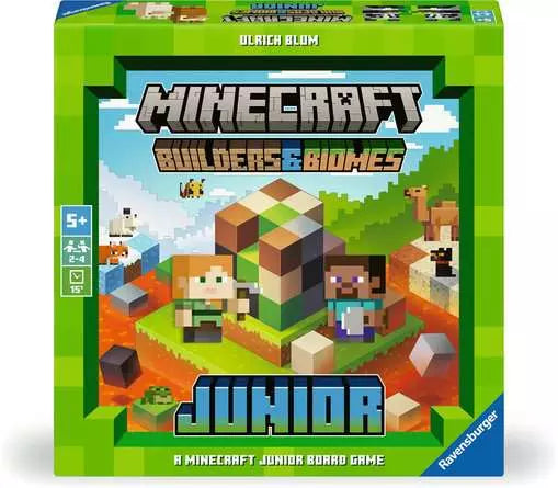 Minecraft Builders & Biomes Junior Board Games Ravensburger [SK]