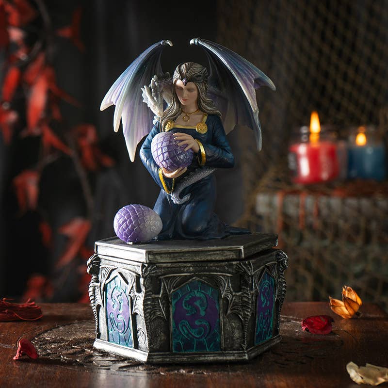 Anne Stokes Dragon Friendship Spring Box Giftware PACIFIC GIFTWARE [SK]