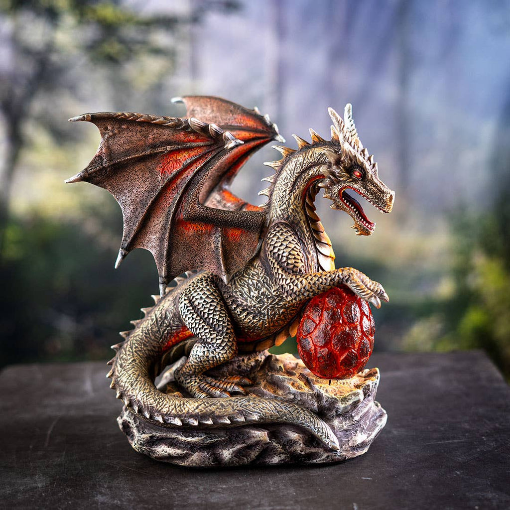 Fire Dragon with LED Egg Giftware PACIFIC GIFTWARE [SK]