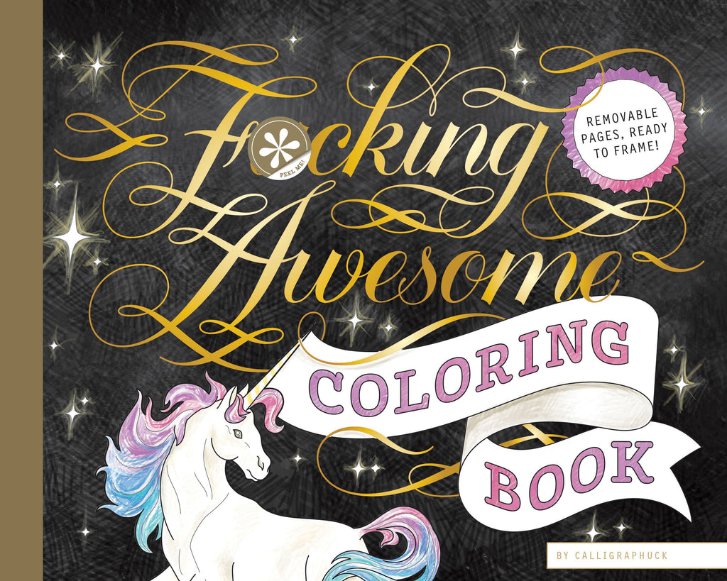 Fucking Awesome Coloring Book Activities Chronicle Books [SK]
