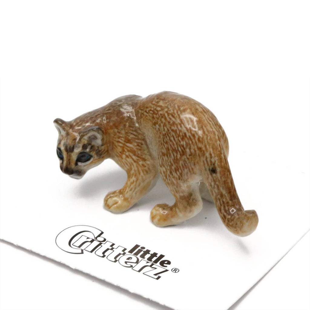 Little Critterz Cheyenne Cougar Mountain Lion Porcelain Miniature Giftware Little Critterz [SK]