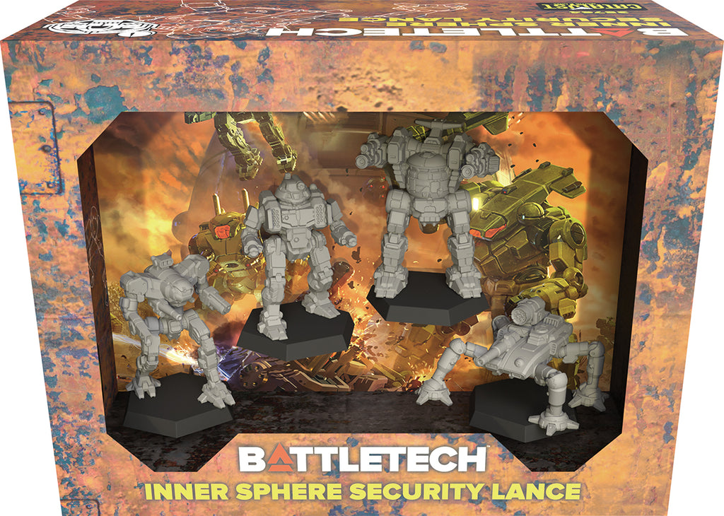 BattleTech Inner Sphere Security Lance Minis - Misc Catalyst Game Labs [SK]