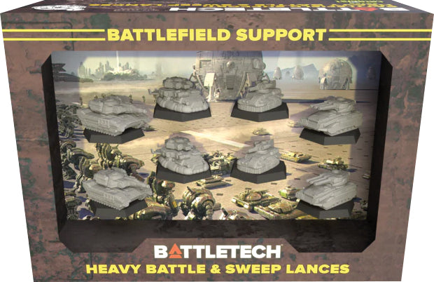 BattleTech Battlefield Support Heavy Battle & Sweep Lances Minis - Misc Catalyst Game Labs [SK]