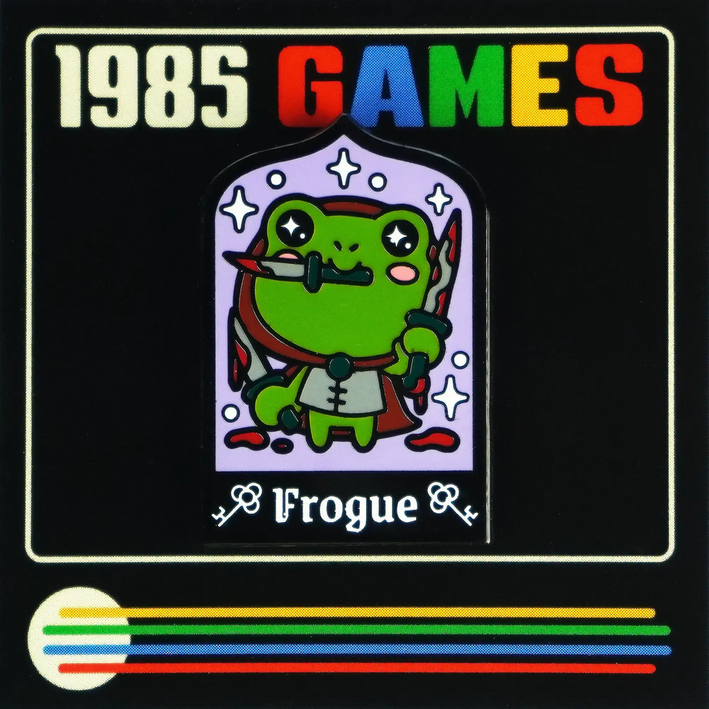 Frogue Enamel Pin Accessories 1985 Games [SK]