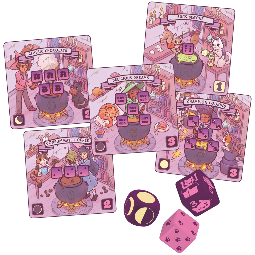 Purrfect Potions Dice Games Steve Jackson Games [SK]