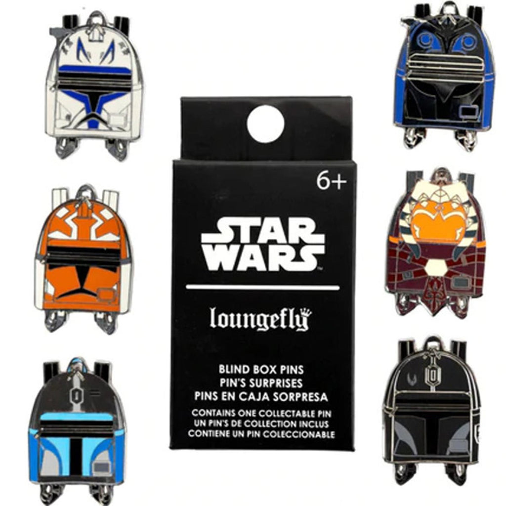 Loungefly Star Wars Helmet Backpack Enamel Pins (Blind Box) Accessories Loungefly [SK]   