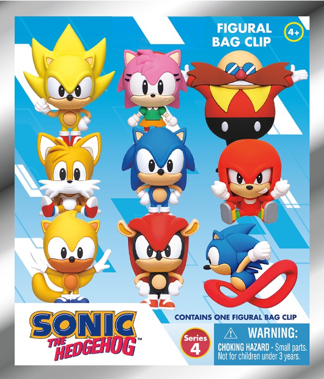 Sonic Bag Clip S4 Novelty Monogram International [SK]