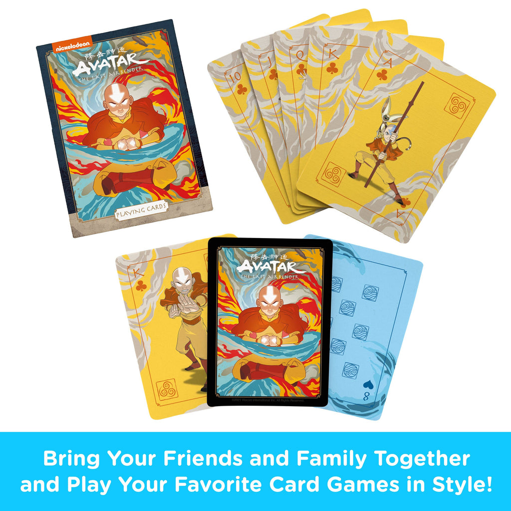 Avatar The Last Airbender Playing Cards Traditional Games AQUARIUS, GAMAGO, ICUP, & ROCK SAWS by NMR Brands [SK]   