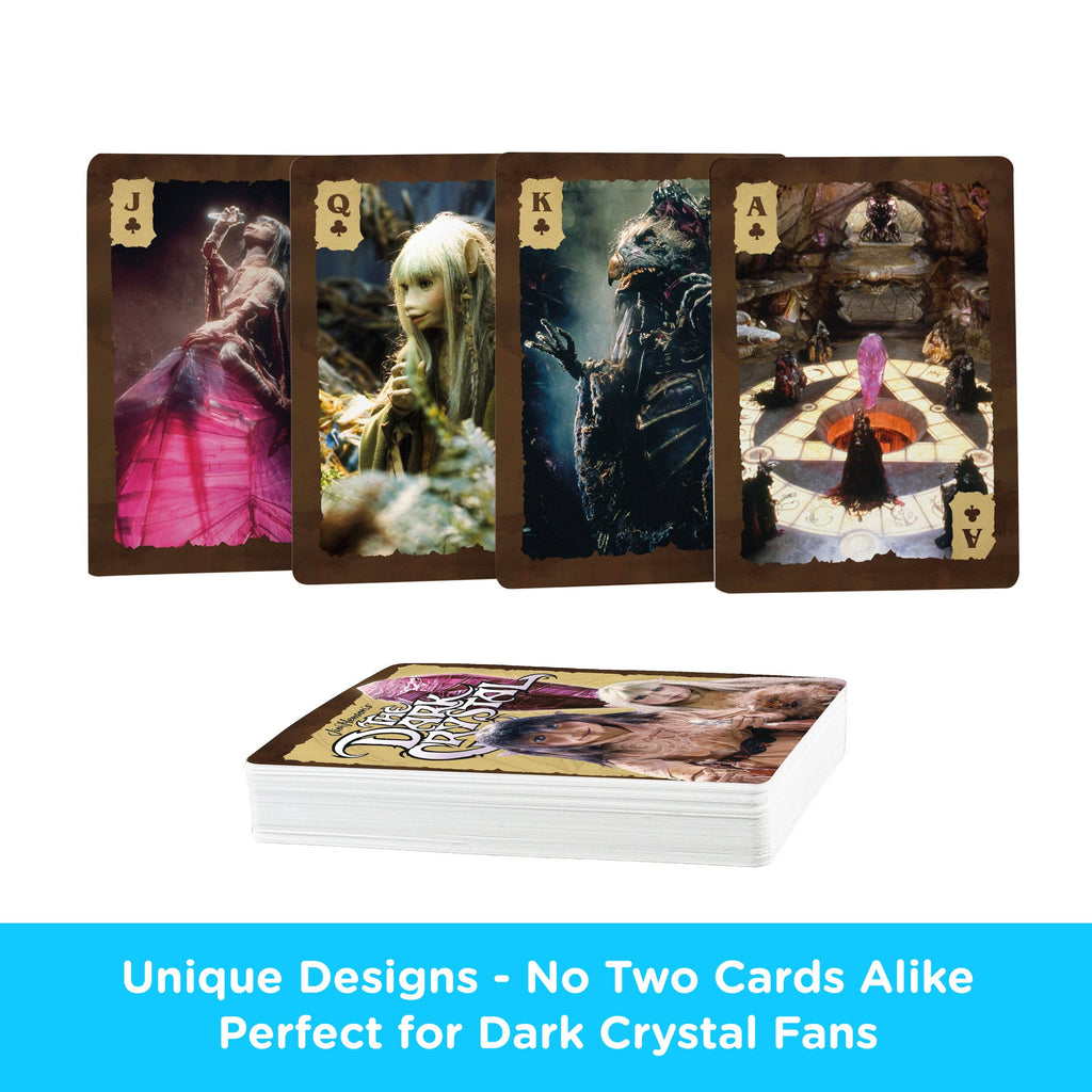 The Dark Crystal Playing Cards Traditional Games AQUARIUS, GAMAGO, ICUP, & ROCK SAWS by NMR Brands [SK]   