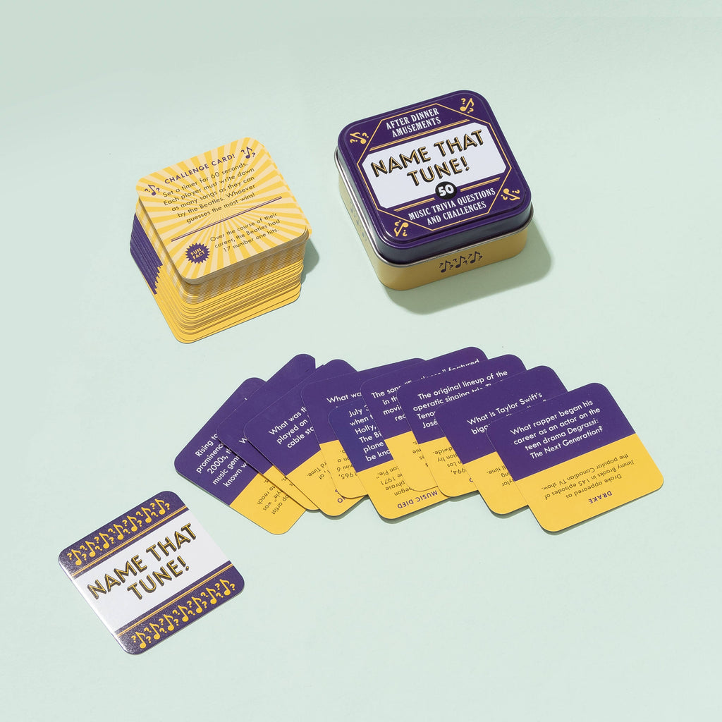 Chronicle Books - After Dinner Amusements: Name That Tune Card Games Chronicle Books [SK]