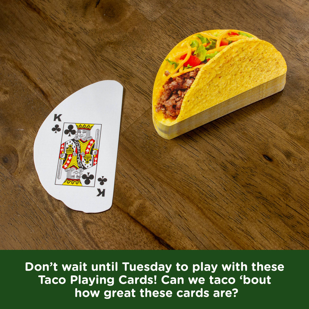 Taco Shaped Playing Cards Traditional Games AQUARIUS, GAMAGO, ICUP, & ROCK SAWS by NMR Brands [SK]   