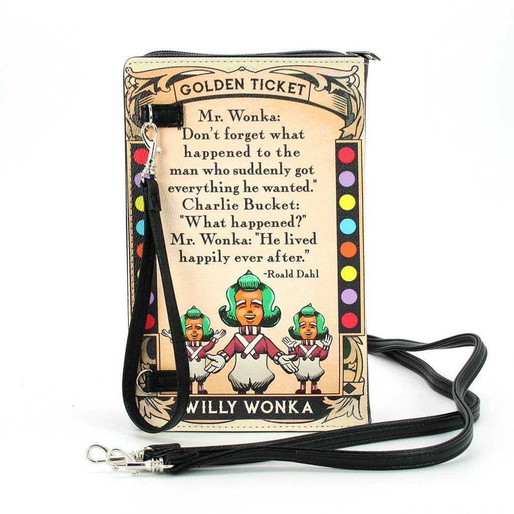 Charlie and the Chocolate Factory Book Clutch Bag Giftware COMECO INC [SK]