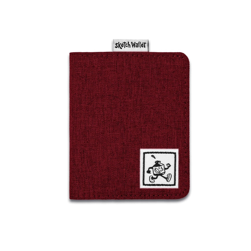 Inky's Small Canvas Sketch Wallet 2.0 Art Supplies Inky's [SK] Deep Red  