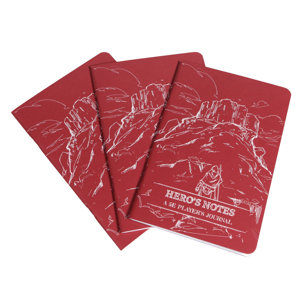1985 Games Hero Journal Set Game Accessory 1985 Games [SK] Red