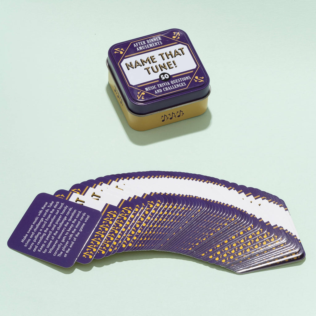 Chronicle Books - After Dinner Amusements: Name That Tune Card Games Chronicle Books [SK]