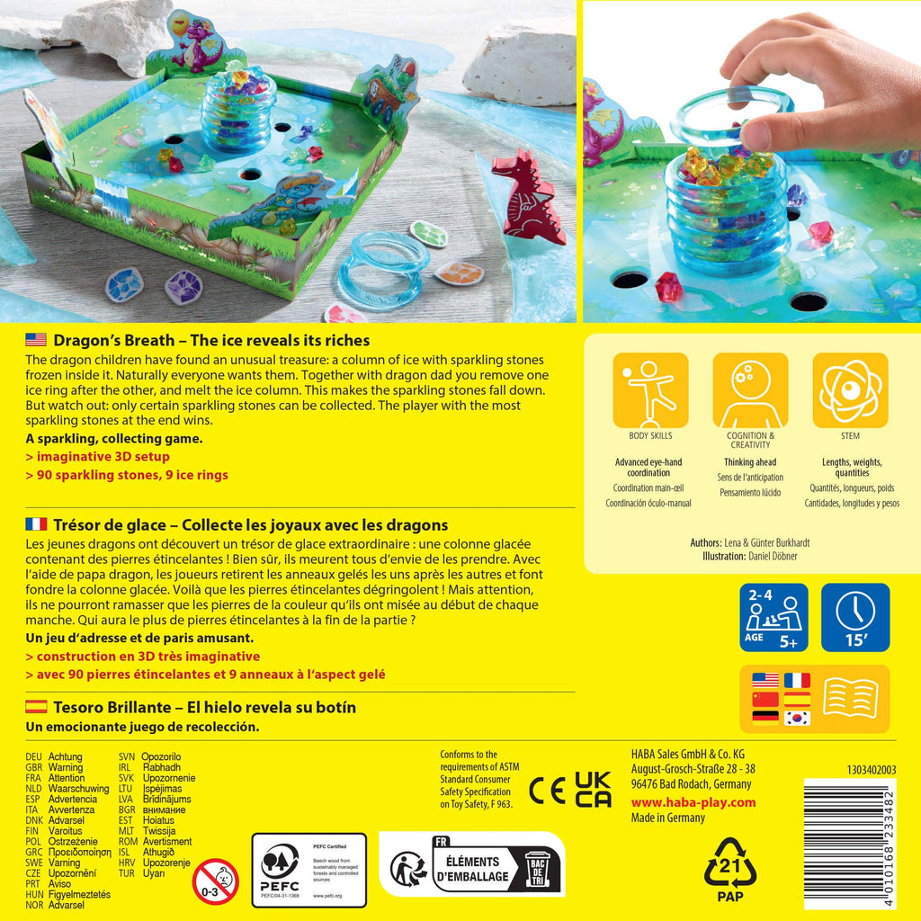 Dragon's Breath Board Games HABA USA [SK]