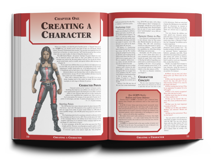 GURPS Basic Set: Characters RPGs - Misc Steve Jackson Games [SK]