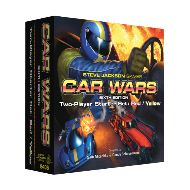 Car Wars Two-Player Starter Set - Red/Yellow Board Games Steve Jackson Games [SK]
