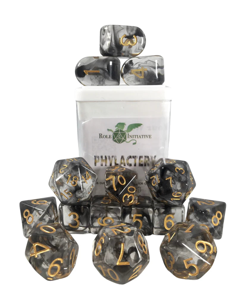 Role 4 Initiative Phylactery 15 Dice Set Dice Sets & Singles Role 4 Initiative [SK]   