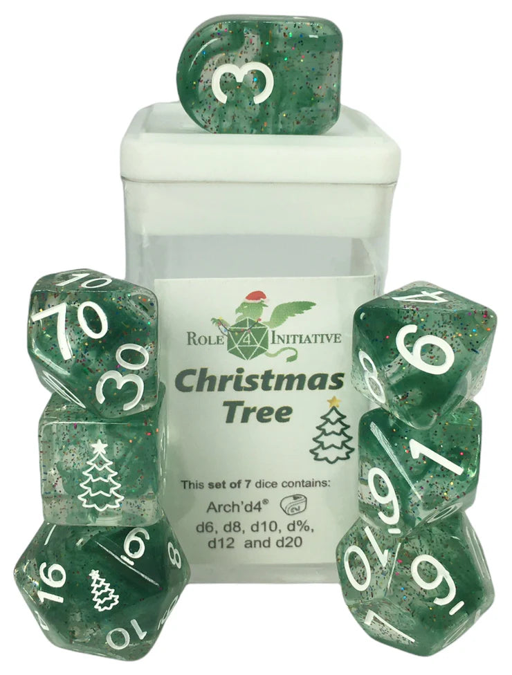 Role 4 Initiative Christmas Tree 7 Dice Set Dice Sets & Singles Role 4 Initiative [SK]   