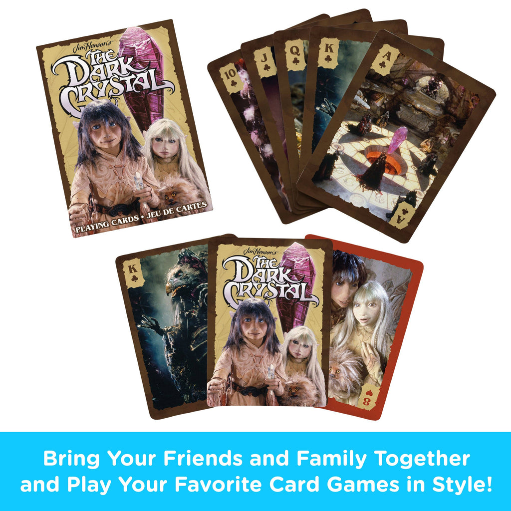 The Dark Crystal Playing Cards Traditional Games AQUARIUS, GAMAGO, ICUP, & ROCK SAWS by NMR Brands [SK]   