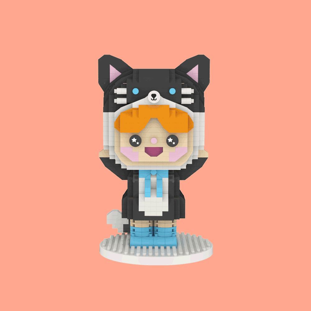 Happy Cat Mini Bricks Novelty Momiji [SK]