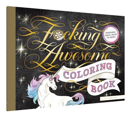 Fucking Awesome Coloring Book Activities Chronicle Books [SK]