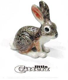 Little Critterz Bounder Jackrabbit Porcelain Miniature Giftware Little Critterz [SK]