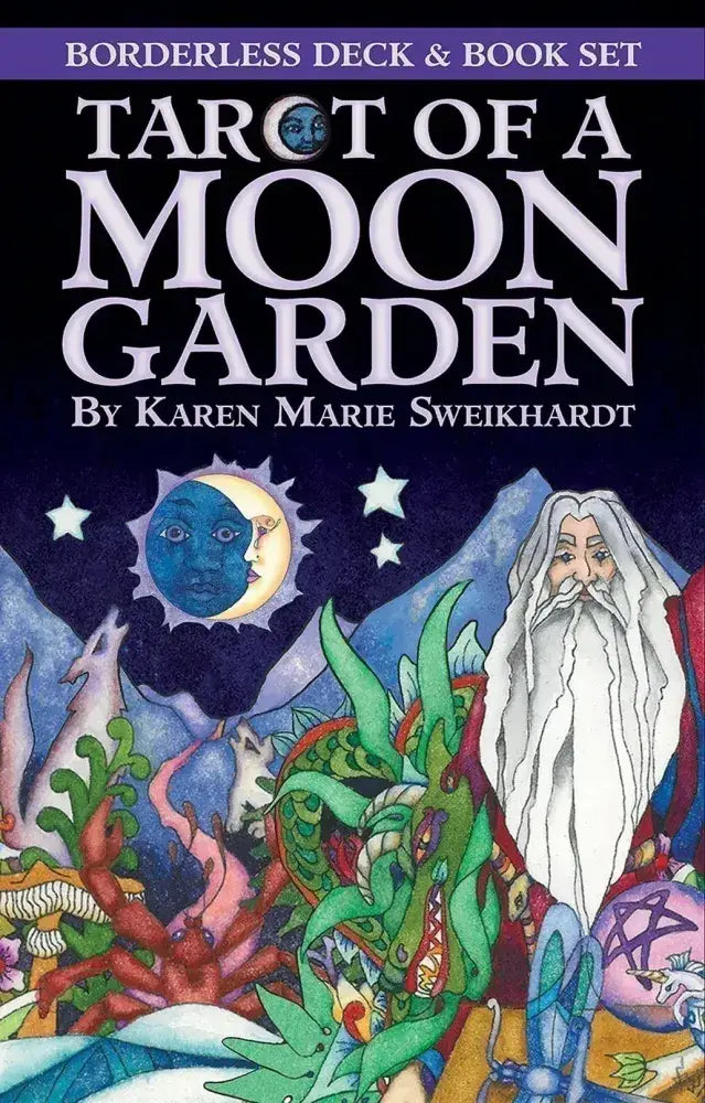 Tarot Of A Moon Garden Borderless Deck & Book Set Tarot U.S. Games Systems Inc. [SK]