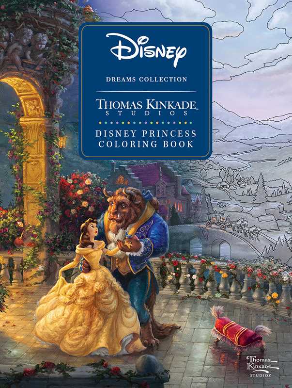 Disney Dreams Collection Thomas Kinkade Studios Disney Princess Coloring Book by Thomas Kinkade Activities Simon & Schuster [SK]