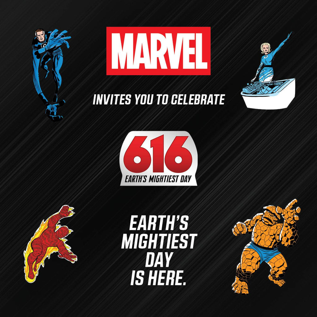 616 Day Pin Set Novelty Marvel [SK]