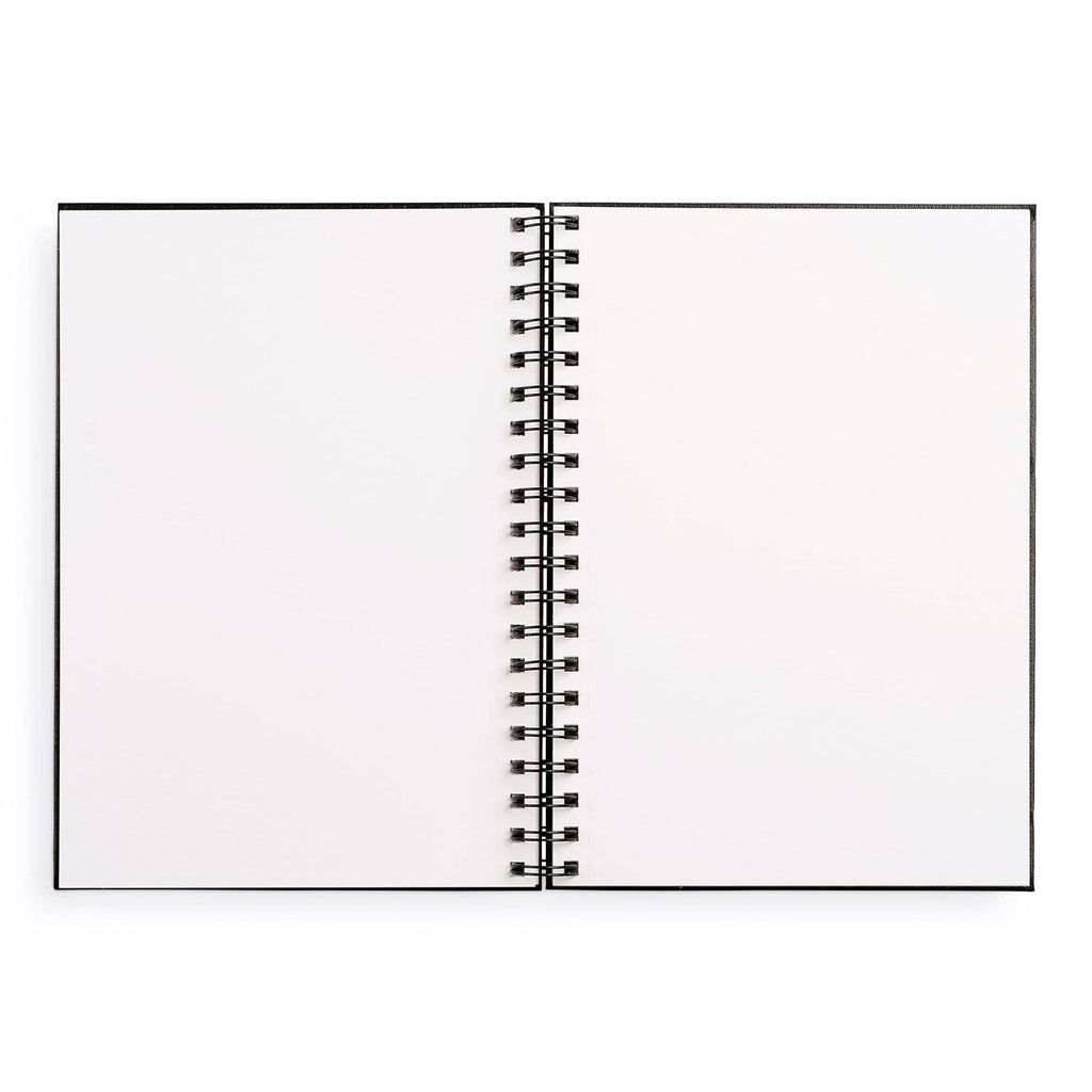 Medium Sketchbook 7 x 10" - Spiral Hardcover (Black) Novelty Hachette Book Group [SK]