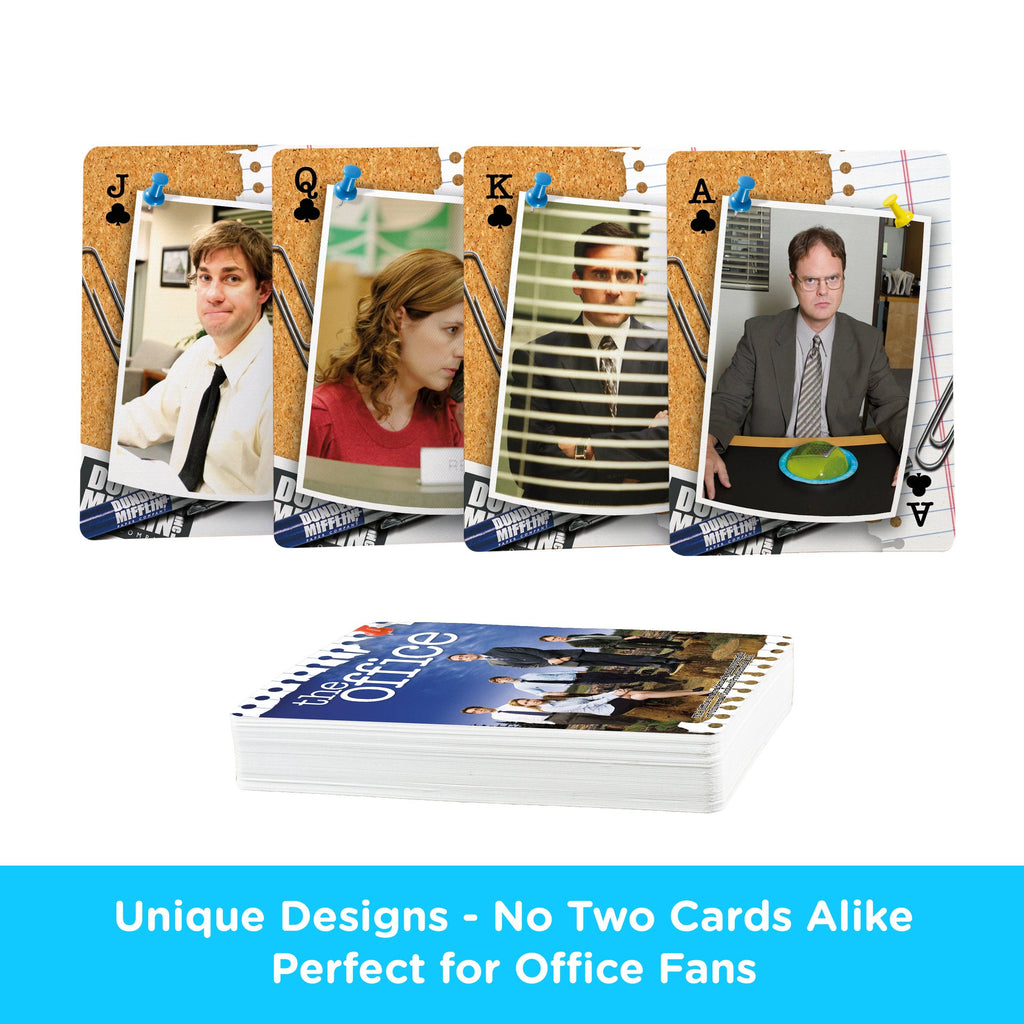 The Office Cast Playing Cards Traditional Games AQUARIUS, GAMAGO, ICUP, & ROCK SAWS by NMR Brands [SK]
