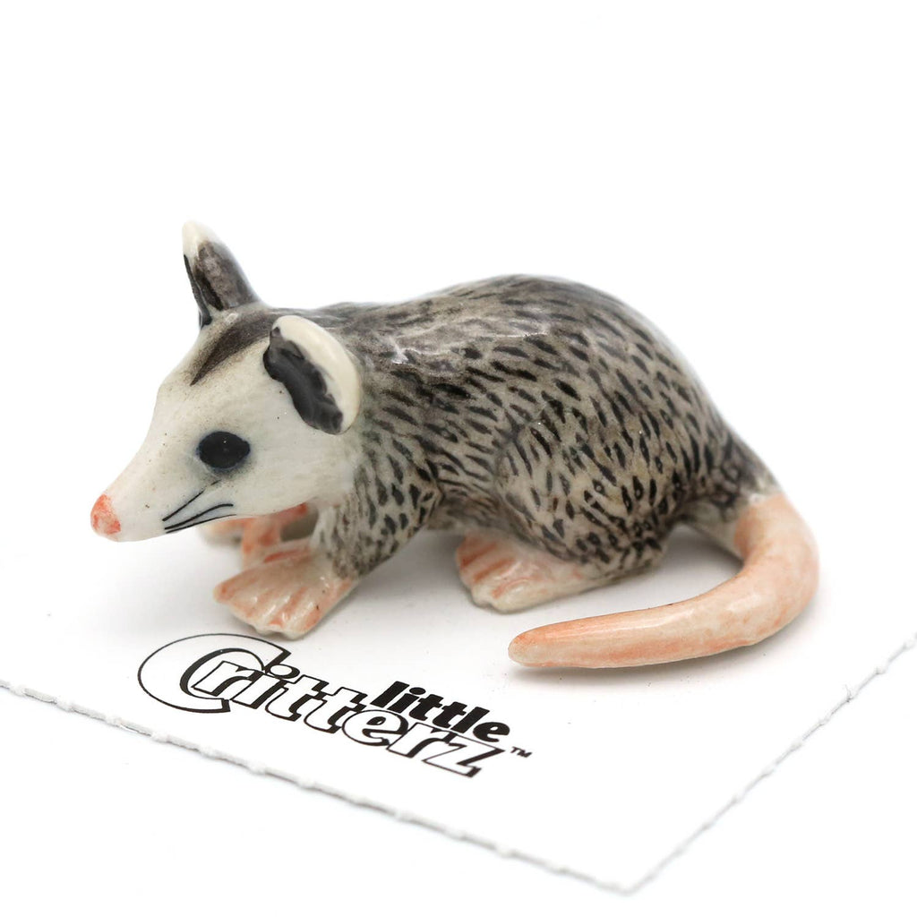 Little Critterz Thumbs Opossum Porcelain Miniature Giftware Little Critterz [SK]