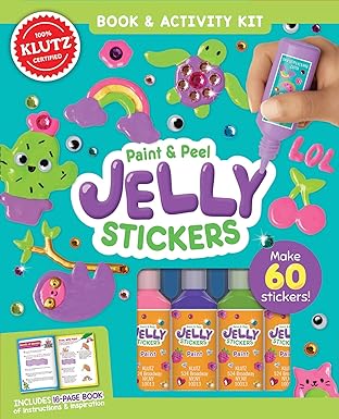 Klutz Paint & Peel Jelly Stickers Activities Scholastic [SK]