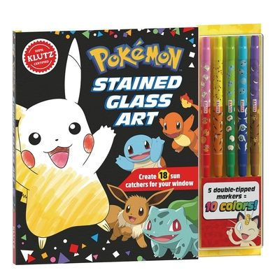 Klutz Pokemon Stained Glass Art Activities Scholastic [SK]