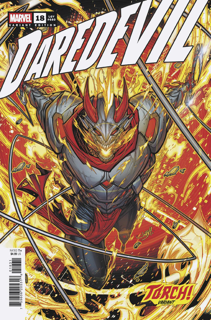 Daredevil #18 Jonboy Meyers Torch! Variant Comics Marvel Comics [SK]
